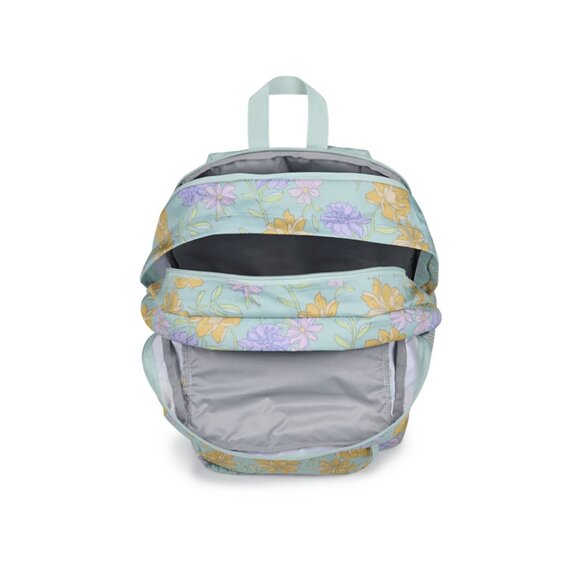 JanSport Big Student Extra-Large Backpack Faded Floral Frest Mint JS0A47JKKU7 - Picture 3 of 6